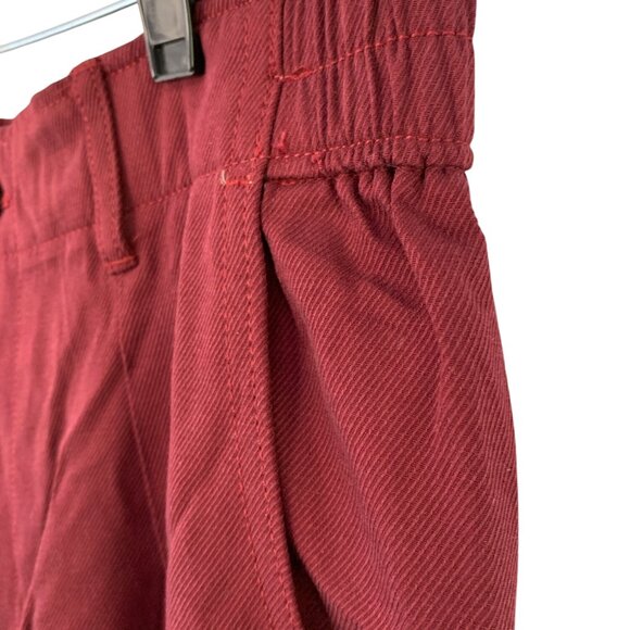 Madewell Womens Burgundy Wide Leg Pants Size 14 - Picture 11 of 13